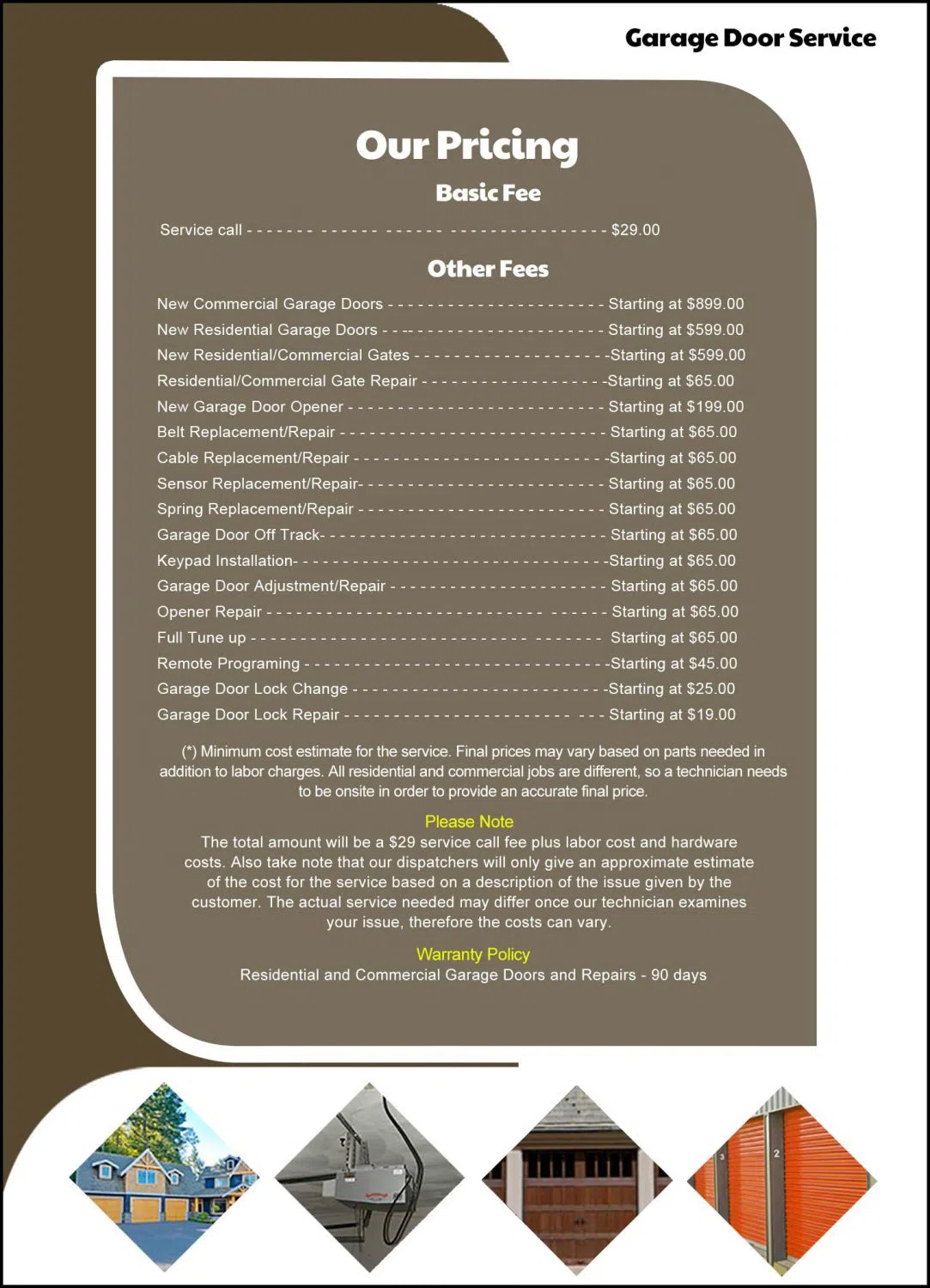 Alexandria State Garage Door Service Alexandria, VA 571-350-3649